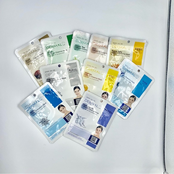 Dermal Essence Other - 🔥3 for $20 Skincare Bundle!10 formulas BRAND NEW &SEALED facial masks